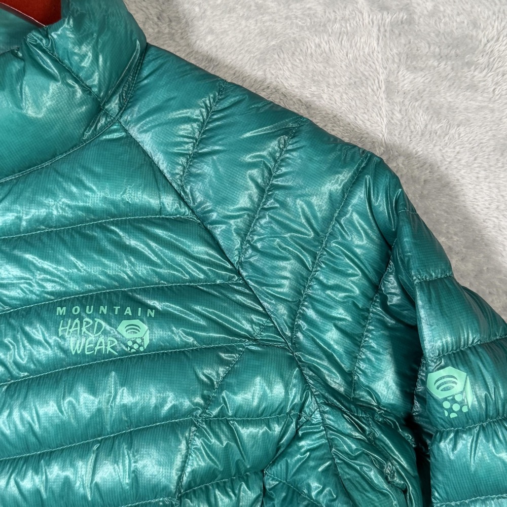 Mountain Hardwear Teal Puffer Jacket - Picture 2 of 10